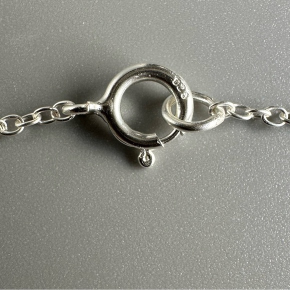 Sterling Silver CZ Mermaid Necklace - Picture 6 of 9